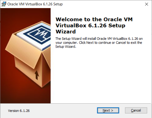 VirtualBoxのインストール 1