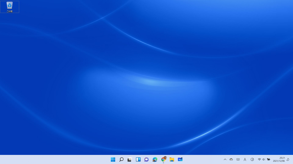 Windows11 のデスクトップ